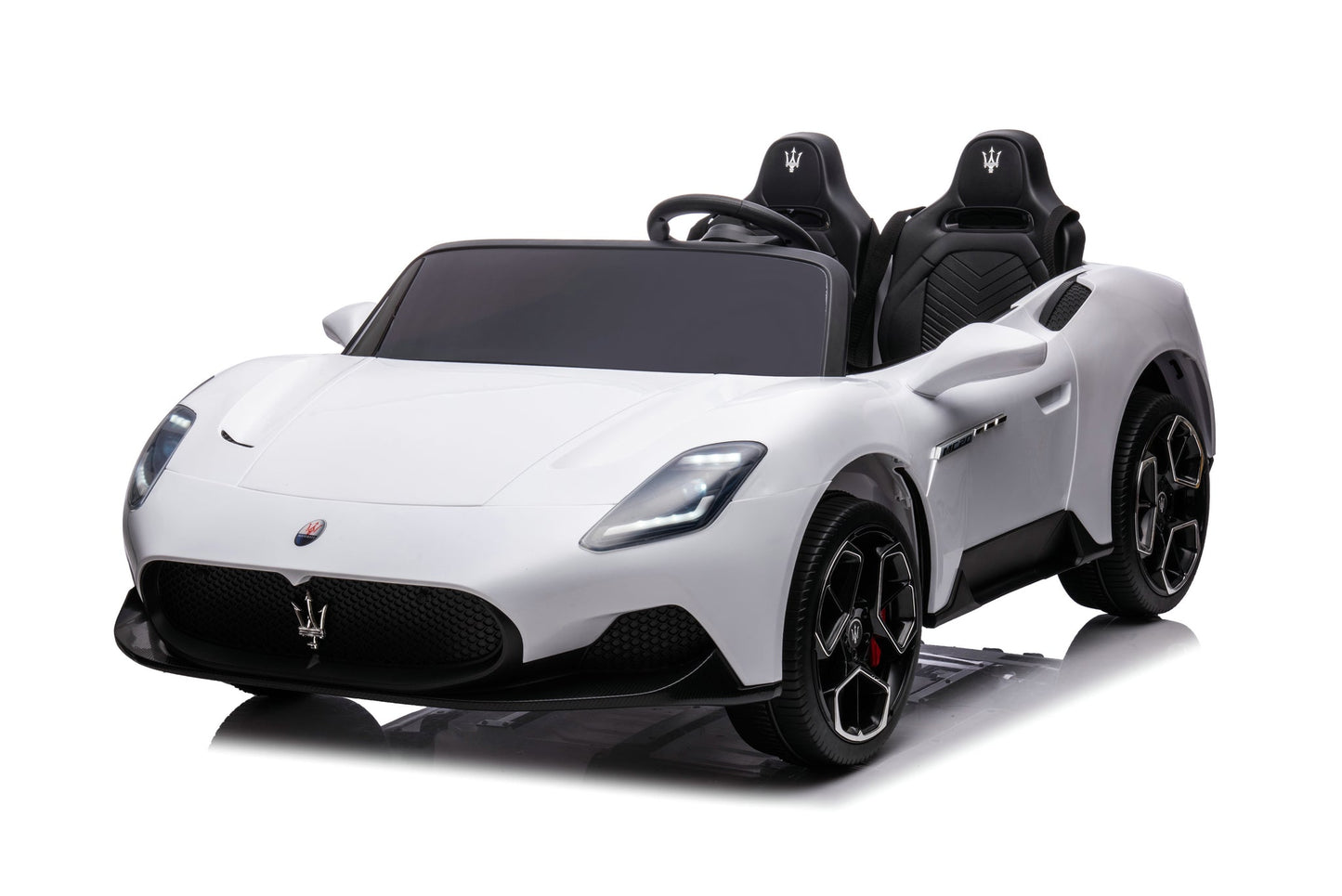 24V Maserati MC 20 Large 2 Seater Kids Ride on Car | Brushless Motor + Bluetooth + 3 Point Harness - Baby Cars