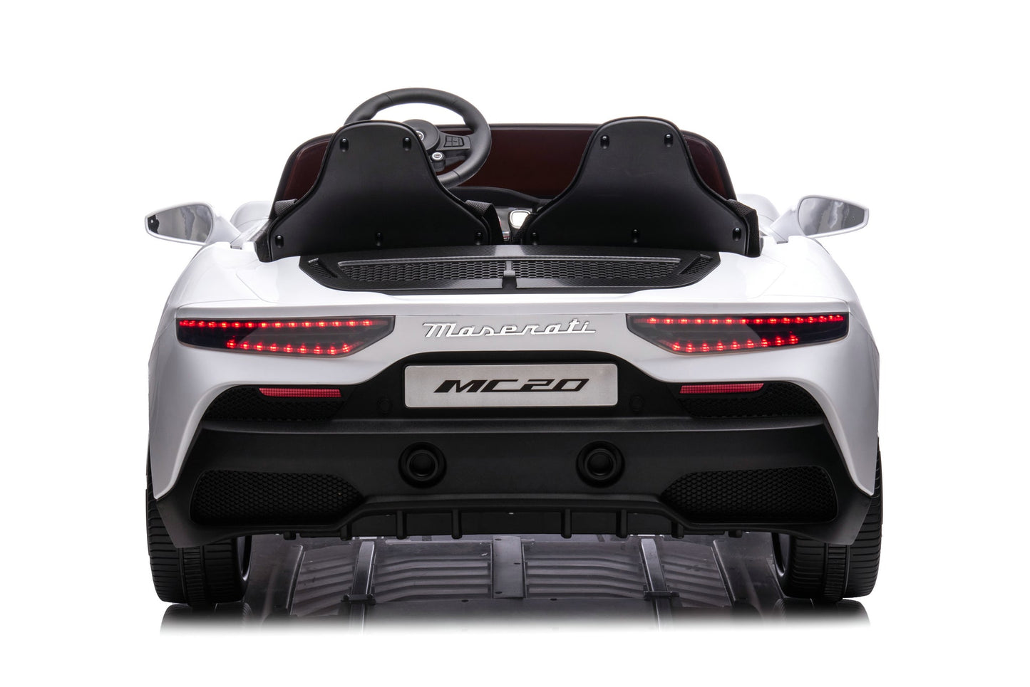 24V Maserati MC 20 Large 2 Seater Kids Ride on Car | Brushless Motor + Bluetooth + 3 Point Harness - Baby Cars