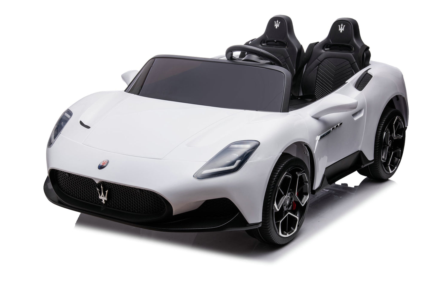 24V Maserati MC 20 Large 2 Seater Kids Ride on Car | Brushless Motor + Bluetooth + 3 Point Harness - Baby Cars