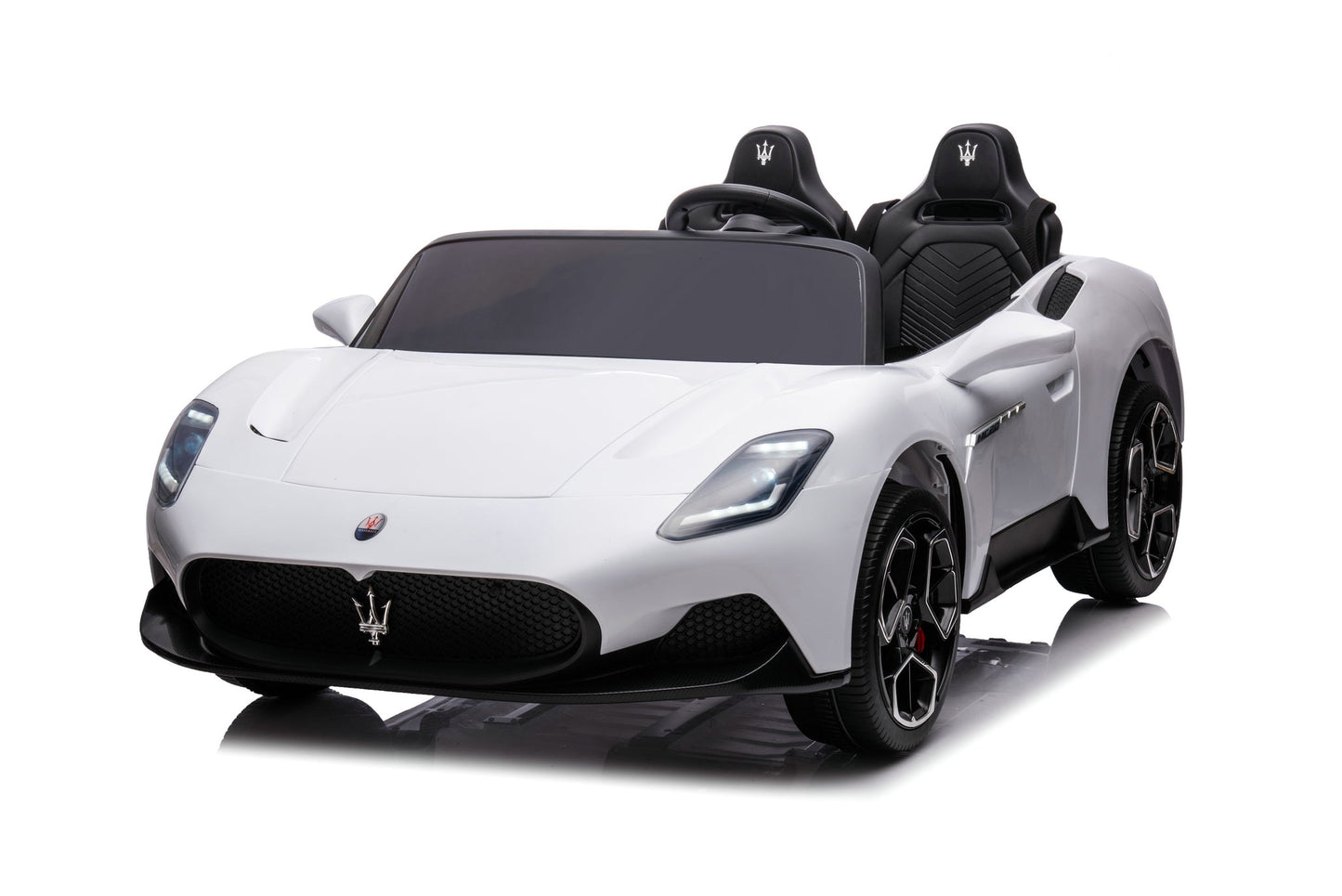 24V Maserati MC 20 Large 2 Seater Kids Ride on Car | Brushless Motor + Bluetooth + 3 Point Harness - Baby Cars