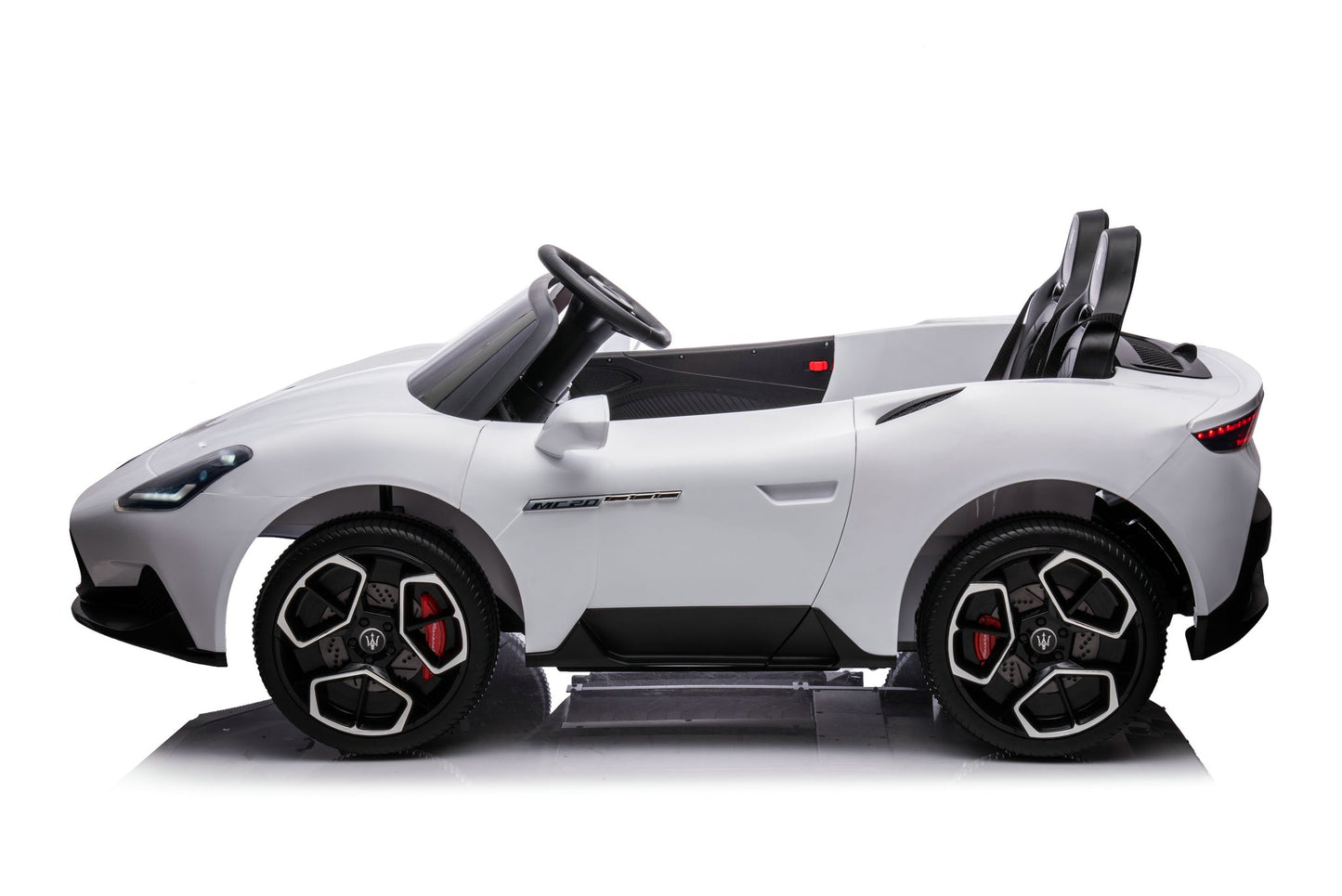 24V Maserati MC 20 Large 2 Seater Kids Ride on Car | Brushless Motor + Bluetooth + 3 Point Harness - Baby Cars