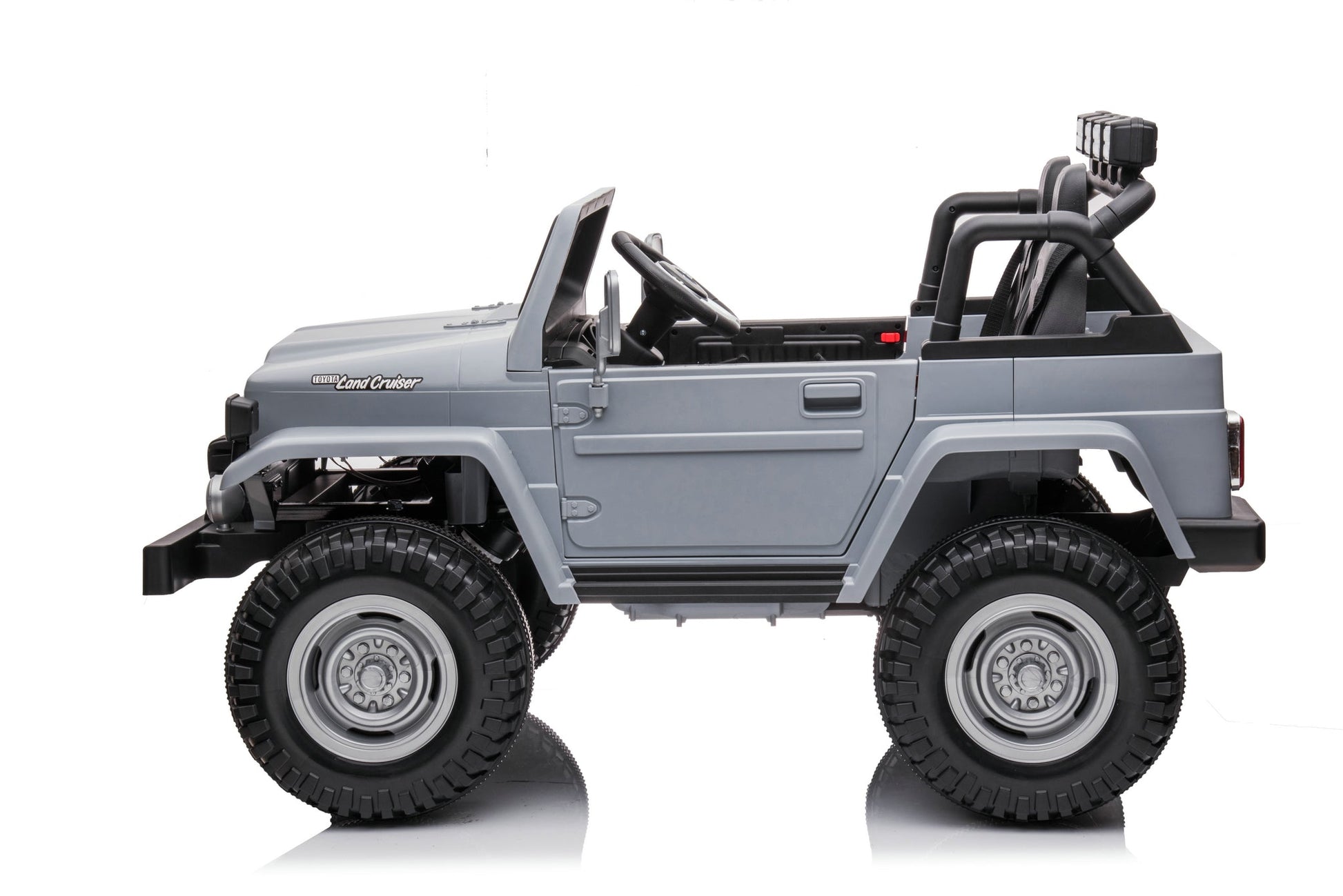 24V Toyota Land Cruiser FJ40 4x4 2 Seater Kids Ride On Car | 320 Watts + Bluetooth - Baby Cars