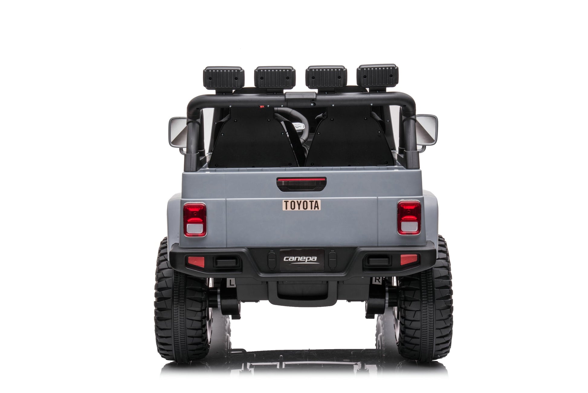 24V Toyota Land Cruiser FJ40 4x4 2 Seater Kids Ride On Car | 320 Watts + Bluetooth - Baby Cars
