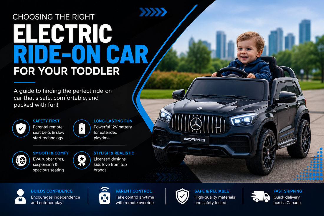 Choosing the Right Electric Ride-On Car for Toddlers in Canada