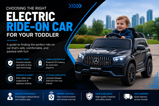 Choosing the Right Electric Ride-On Car for Toddlers in Canada