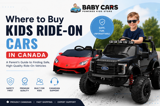 Where to Buy Kids Ride-On Cars in Canada: A Parent's Guide