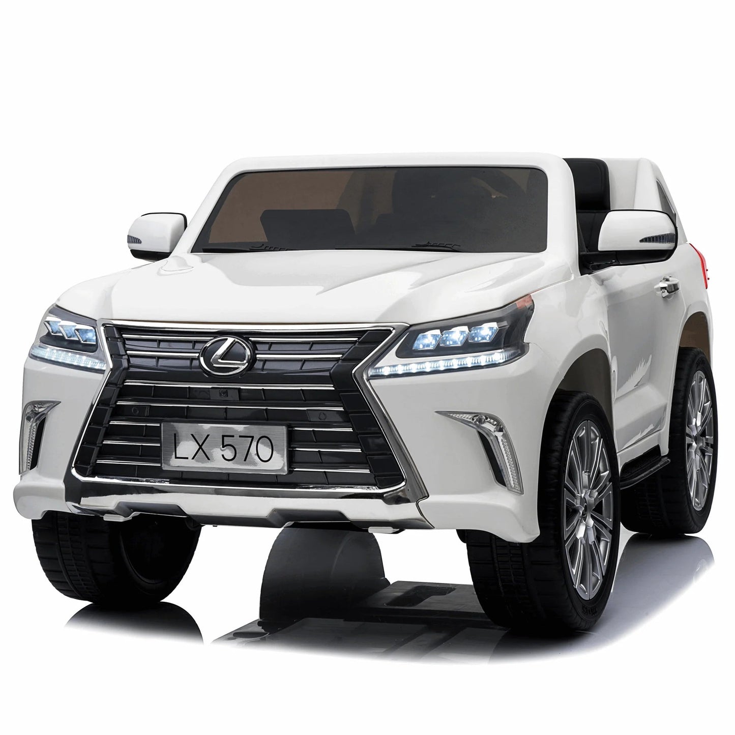 12V Lexus LX-570 Kids Ride On Car | Hydraulics + Bluetooth + Phone App - Baby Cars