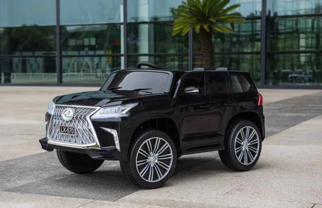 12V Lexus LX-570 Kids Ride On Car | Hydraulics + Bluetooth + Phone App - Baby Cars
