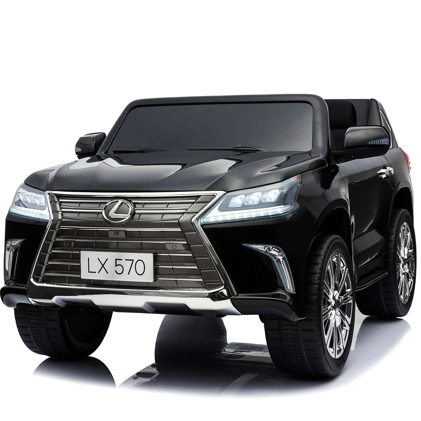 12V Lexus LX-570 Kids Ride On Car | Hydraulics + Bluetooth + Phone App - Baby Cars