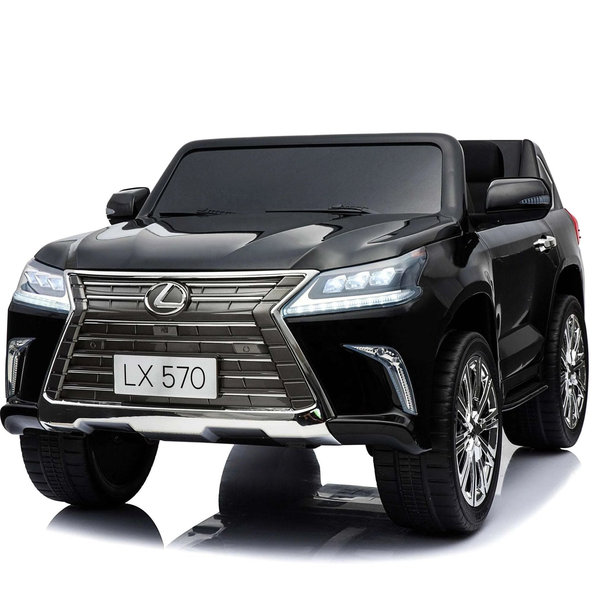 12V Lexus LX-570 Kids Ride On Car | Hydraulics + Bluetooth + Phone App - Baby Cars