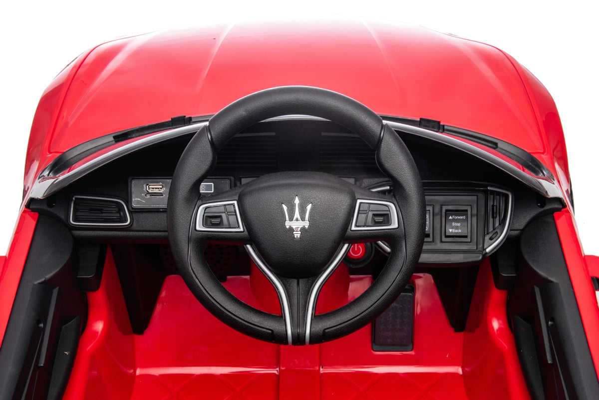 12V Maserati Ghibli Kids Ride on Car - Baby Cars