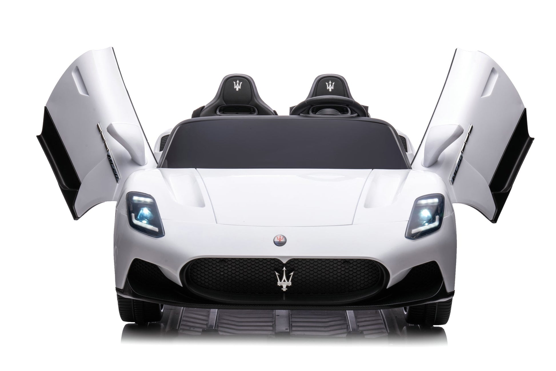 24V Maserati MC 20 Large 2 Seater Kids Ride on Car | Brushless Motor + Bluetooth + 3 Point Harness - Baby Cars