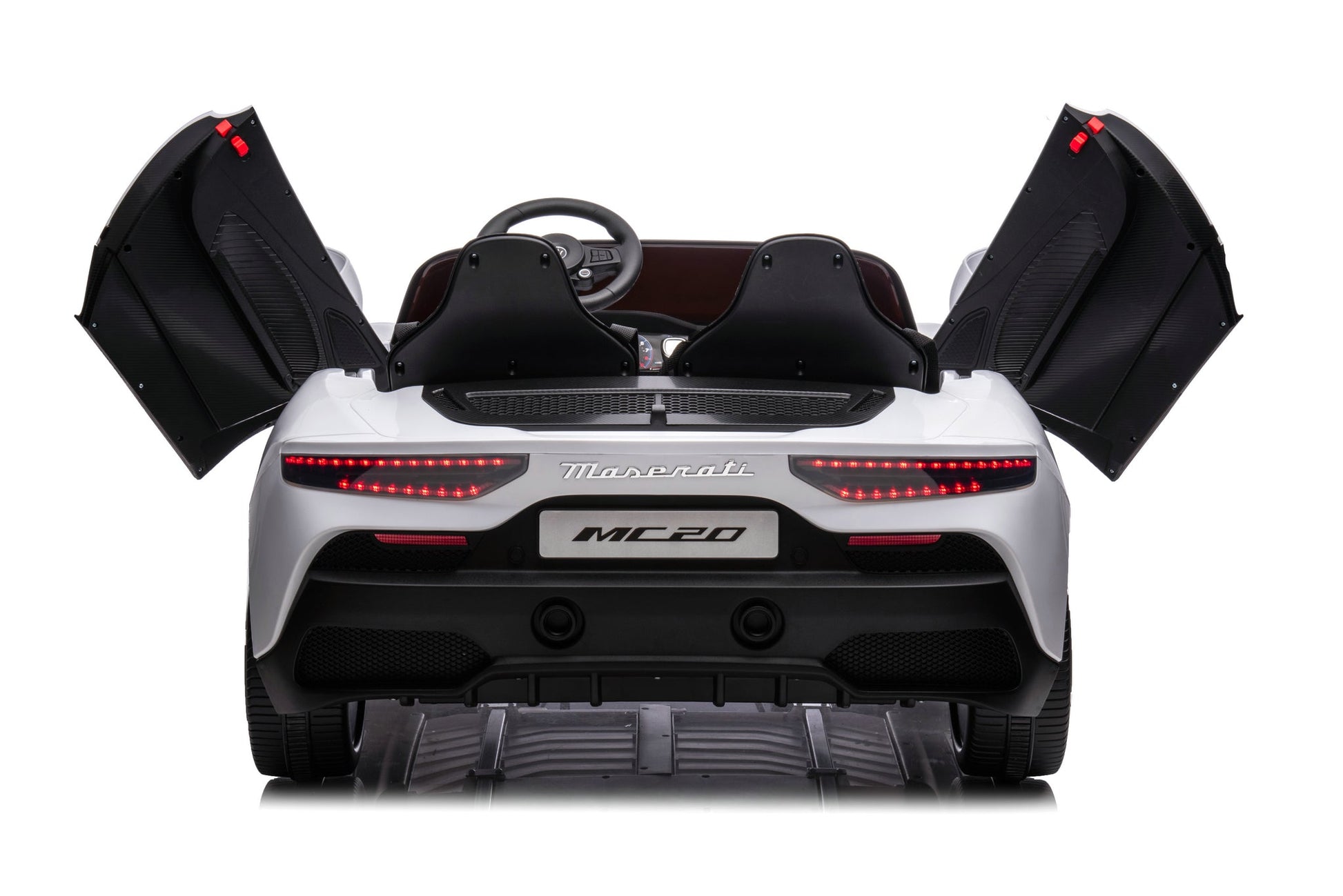 24V Maserati MC 20 Large 2 Seater Kids Ride on Car | Brushless Motor + Bluetooth + 3 Point Harness - Baby Cars