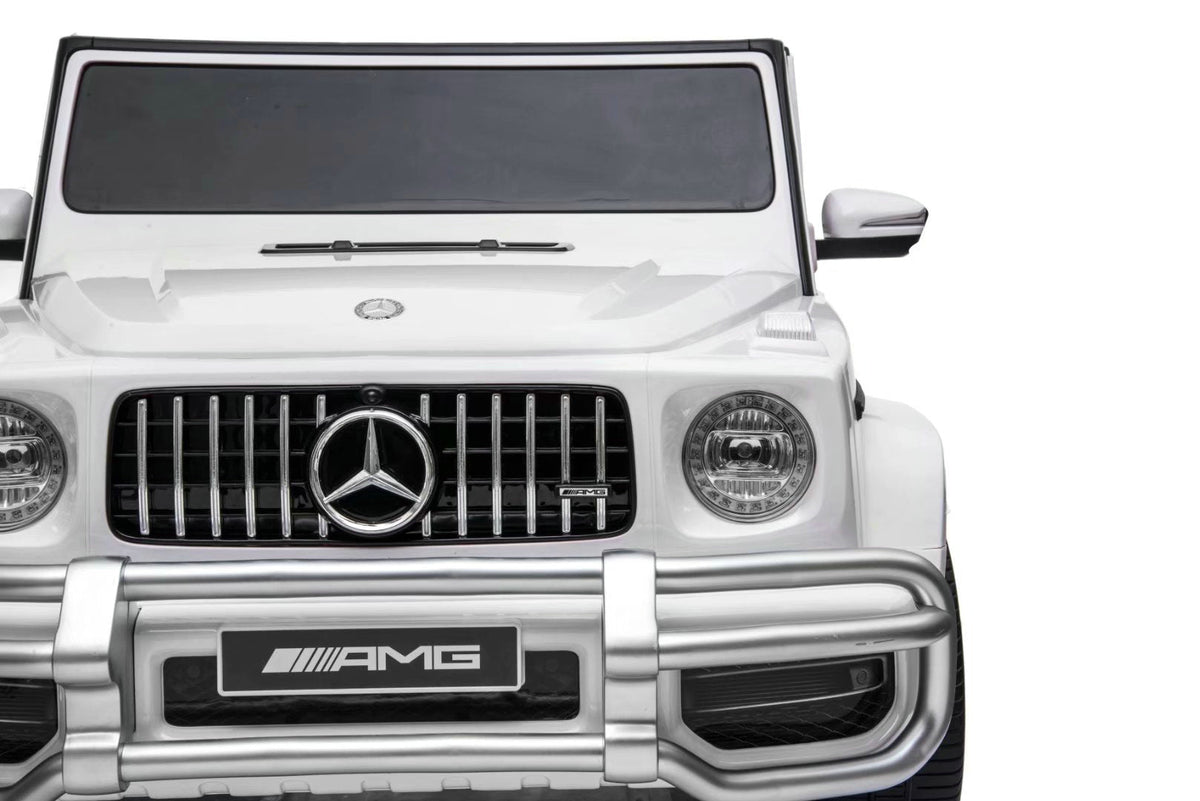 24V Mercedes Benz G63 AMG 4x4 2 Seater Kids Ride On Car | 3 Point Harness + Bluetooth - Baby Cars