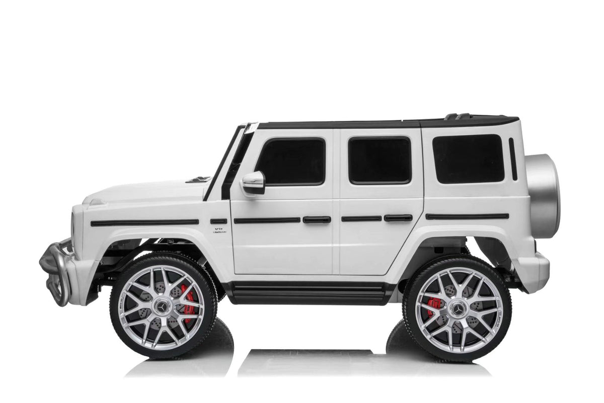 24V Mercedes Benz G63 AMG 4x4 2 Seater Kids Ride On Car | 3 Point Harness + Bluetooth - Baby Cars