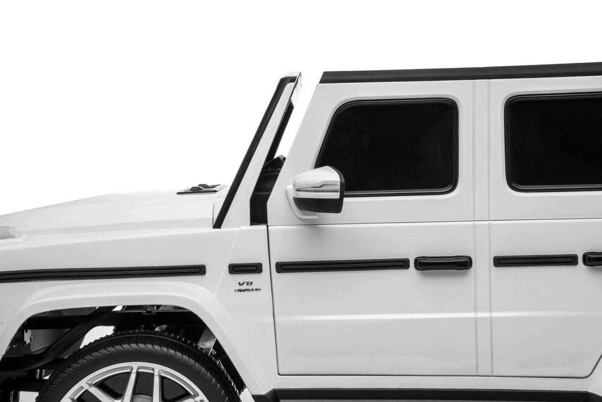 24V Mercedes Benz G63 AMG 4x4 2 Seater Kids Ride On Car | 3 Point Harness + Bluetooth - Baby Cars