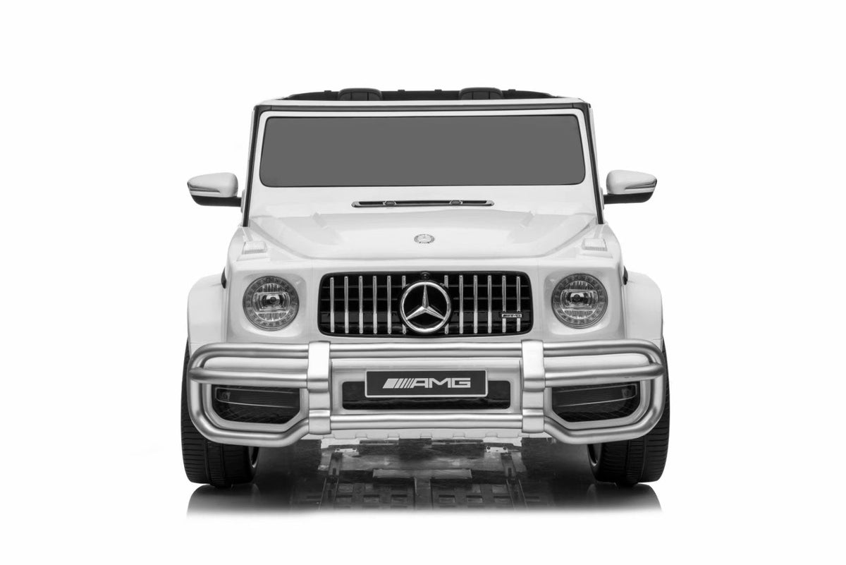 24V Mercedes Benz G63 AMG 4x4 2 Seater Kids Ride On Car | 3 Point Harness + Bluetooth - Baby Cars