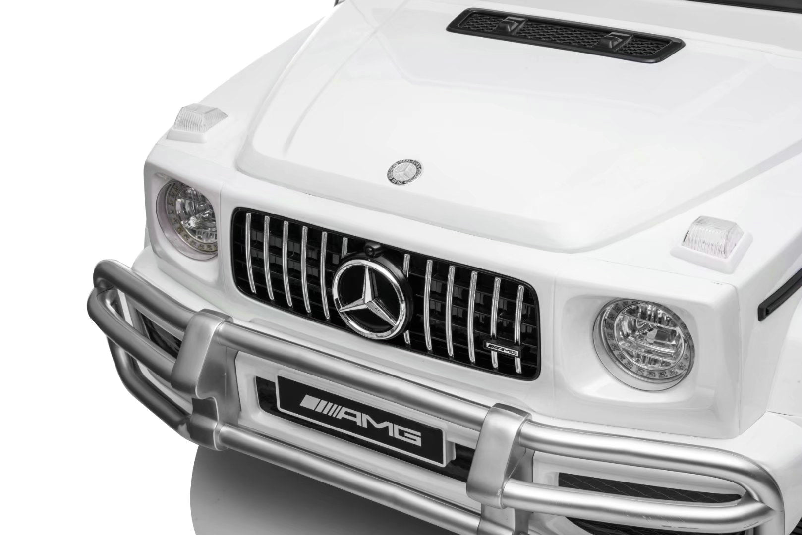 24V Mercedes Benz G63 AMG 4x4 2 Seater Kids Ride On Car | 3 Point Harness + Bluetooth - Baby Cars
