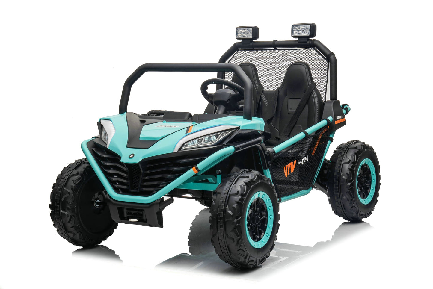 24V Razor UTV XL 2 Seater Kids Ride On Car | 400W Brushless Motor + Metal Frame + 3 Point Harness - Baby Cars