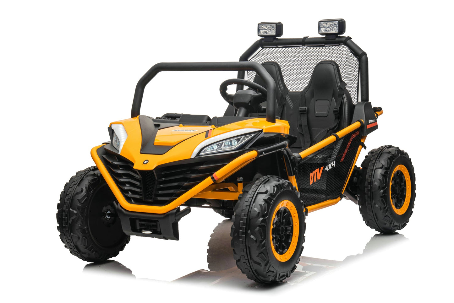 24V Razor UTV XL 2 Seater Kids Ride On Car | 400W Brushless Motor + Metal Frame + 3 Point Harness - Baby Cars