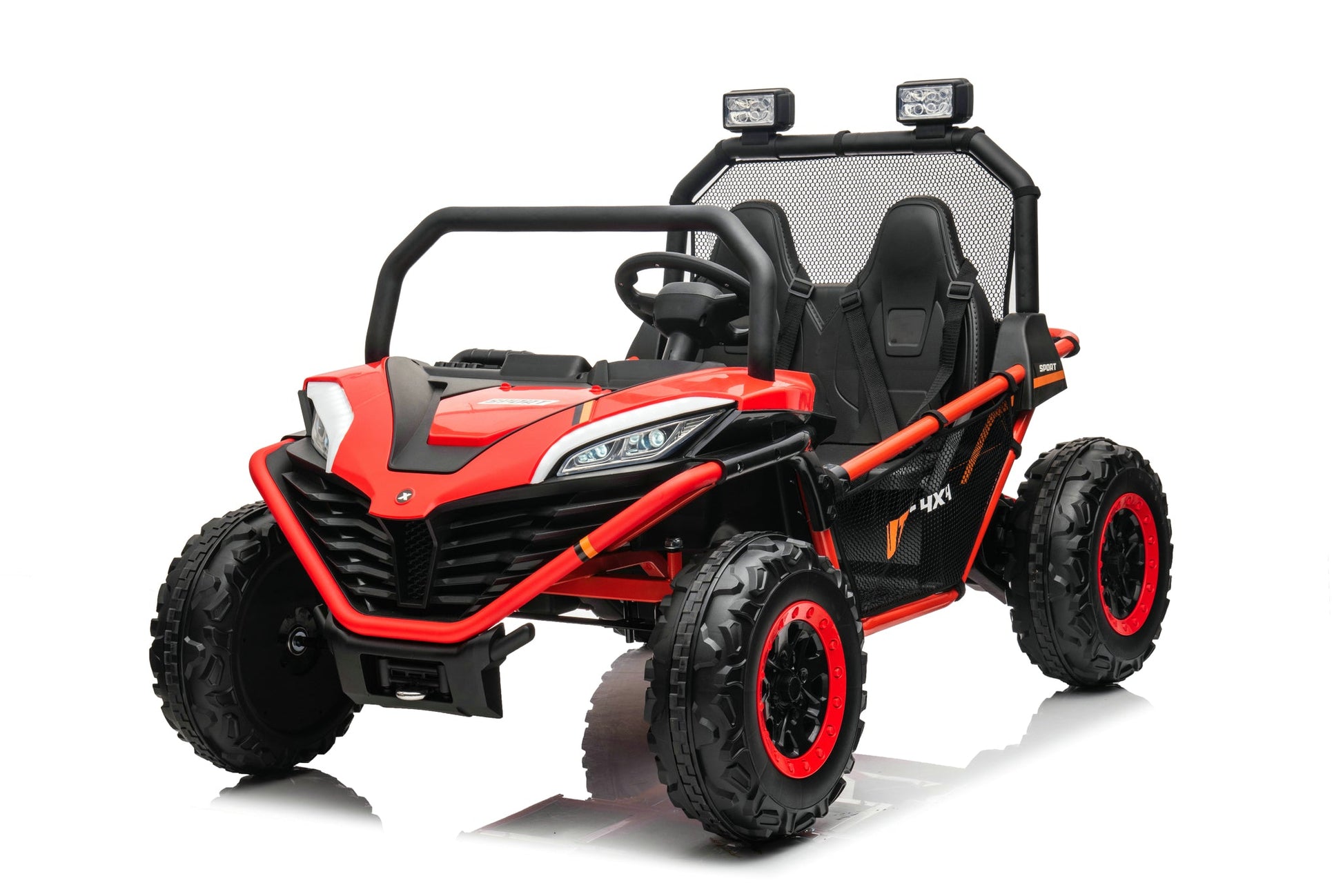24V Razor UTV XL 2 Seater Kids Ride On Car | 400W Brushless Motor + Metal Frame + 3 Point Harness - Baby Cars