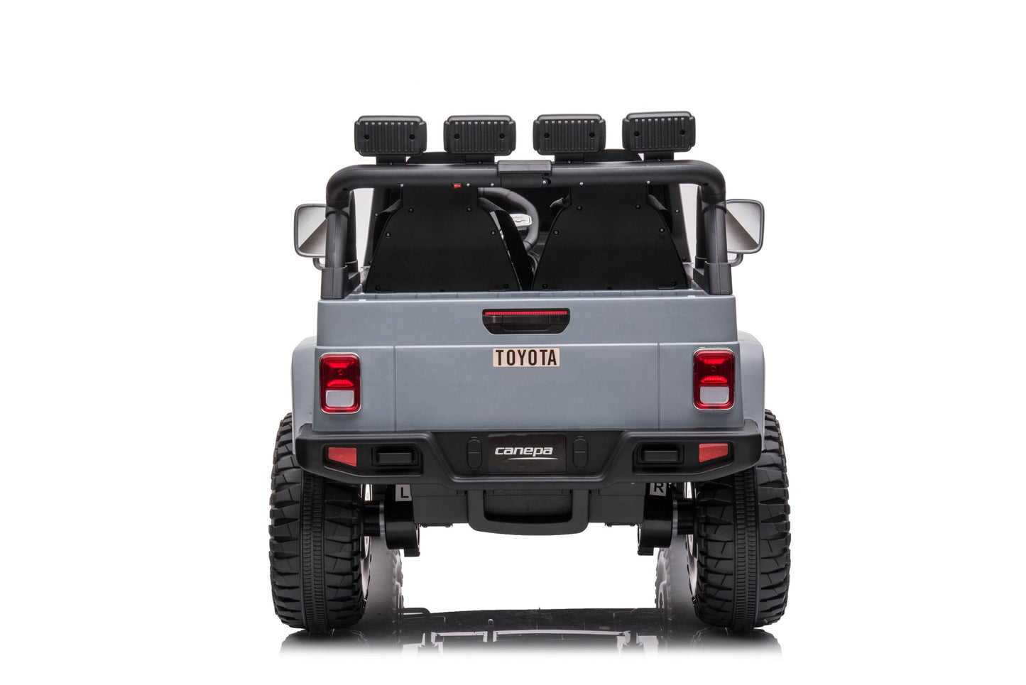 24V Toyota Land Cruiser FJ40 4x4 2 Seater Kids Ride On Car | 320 Watts + Bluetooth - Baby Cars