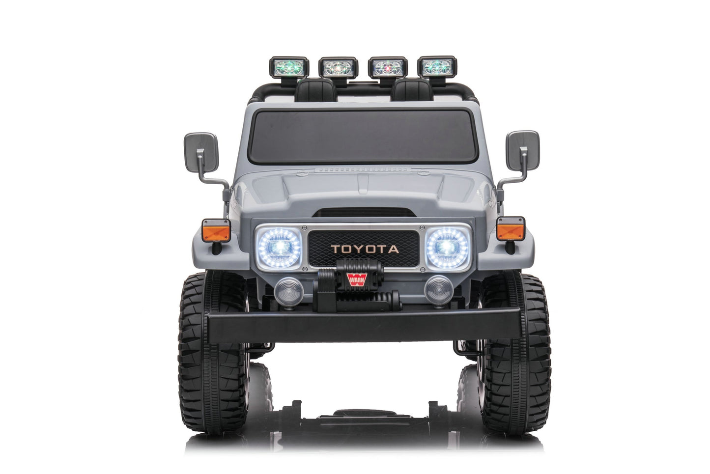 24V Toyota Land Cruiser FJ40 4x4 2 Seater Kids Ride On Car | 320 Watts + Bluetooth - Baby Cars