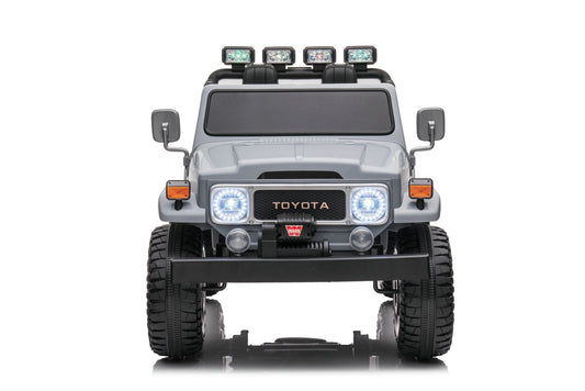 24V Toyota Land Cruiser FJ40 4x4 2 Seater Kids Ride On Car | 320 Watts + Bluetooth - Baby Cars