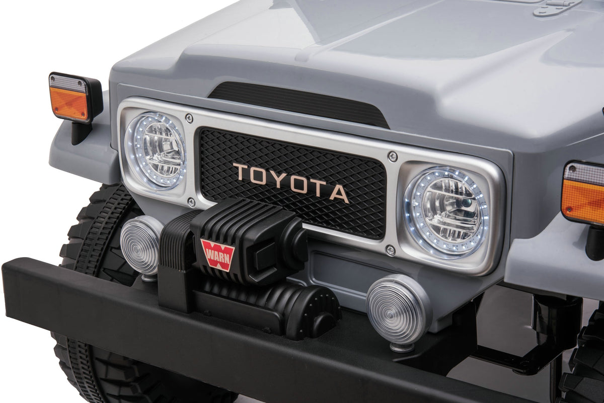 24V Toyota Land Cruiser FJ40 4x4 2 Seater Kids Ride On Car | 320 Watts + Bluetooth - Baby Cars