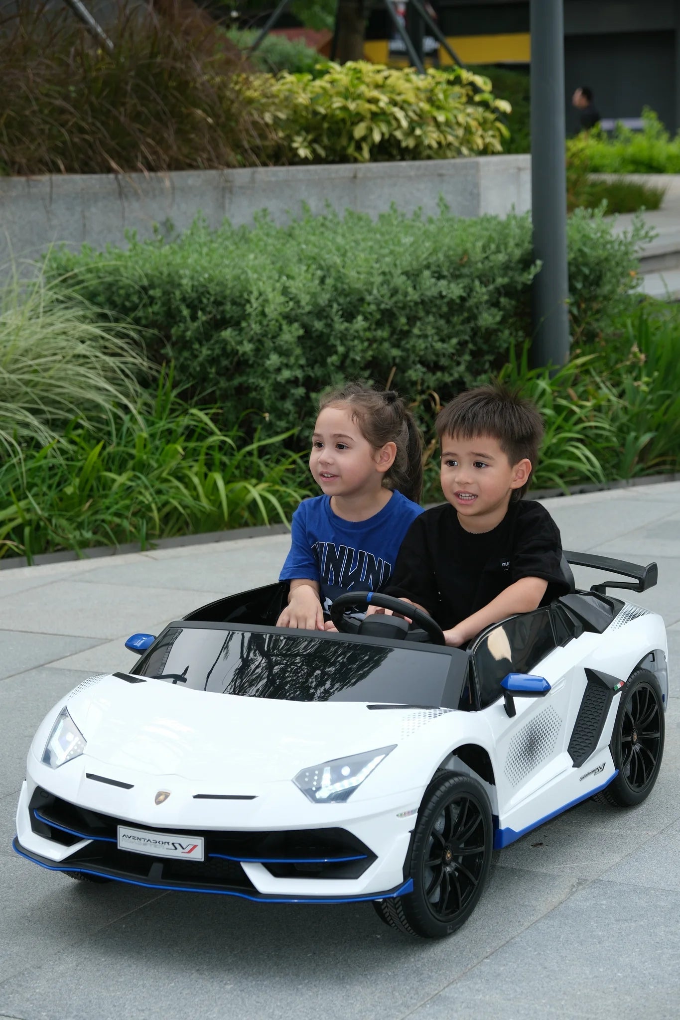 Pre-Order: 2025 Lamborghini Aventador SVJ 24Volts | 2 Seater Ride on Car | Bluetooth - Baby Cars