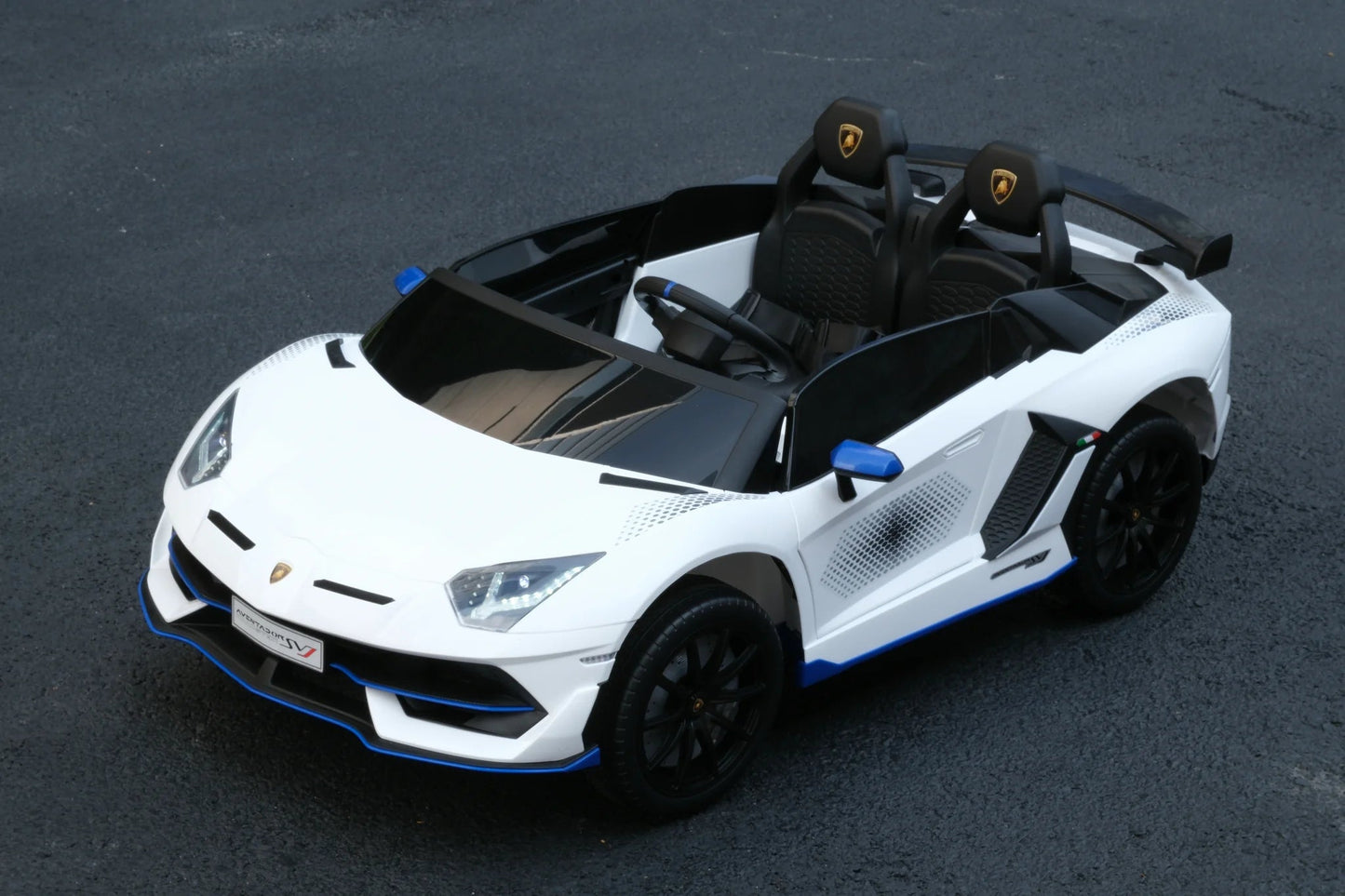 Pre-Order: 2025 Lamborghini Aventador SVJ 24Volts | 2 Seater Ride on Car | Bluetooth - Baby Cars