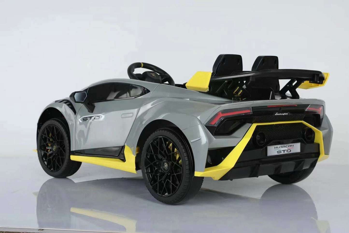 Pre-Order: 24V Lamborghini Huracan STO Kids Ride On Car | Drifting + 500 Watts + Bluetooth - Baby Cars