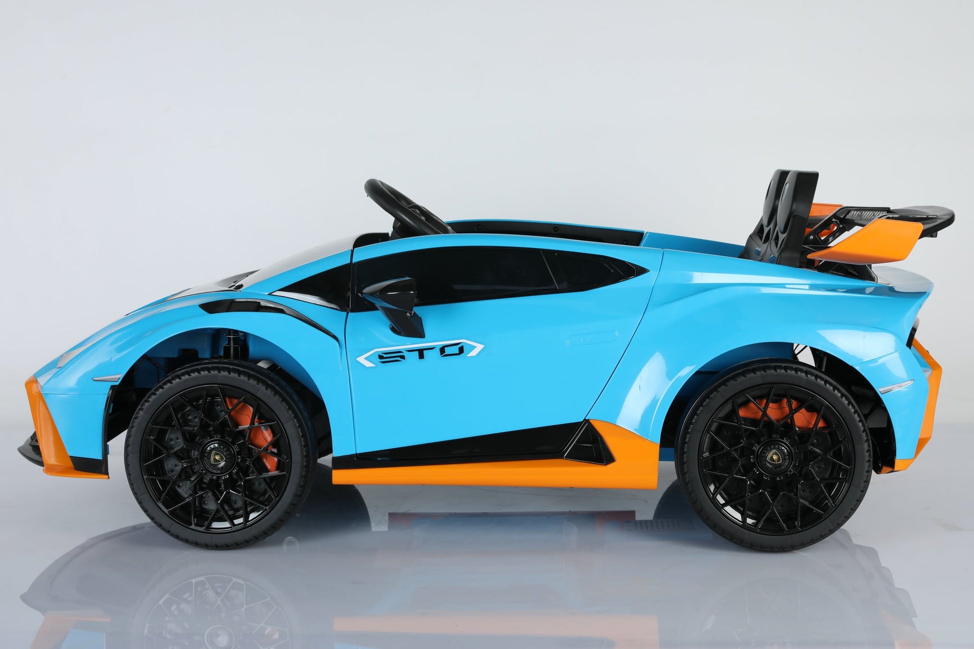 Pre-Order: 24V Lamborghini Huracan STO Kids Ride On Car | Drifting + 500 Watts + Bluetooth - Baby Cars
