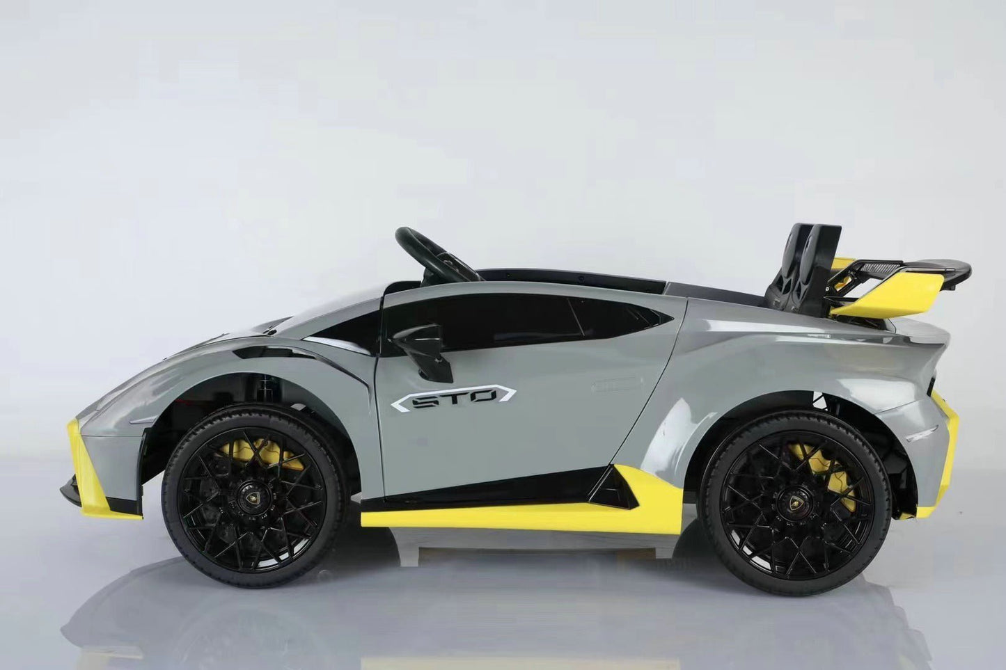 Pre-Order: 24V Lamborghini Huracan STO Kids Ride On Car | Drifting + 500 Watts + Bluetooth - Baby Cars