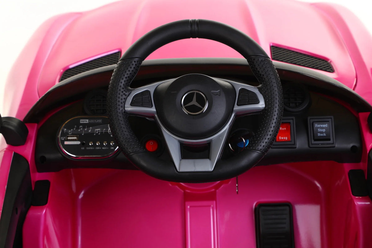 Pre-Order: Mercedes Benz GTR 12V Kids Ride On Car | Hydraulics Function - Baby Cars