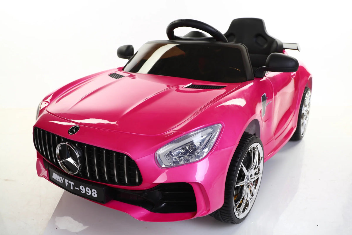 Pre-Order: Mercedes Benz GTR 12V Kids Ride On Car | Hydraulics Function - Baby Cars